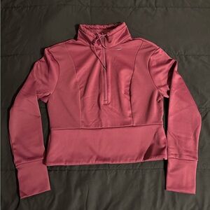 Avis Maroon Long-Sleeve Pullover
